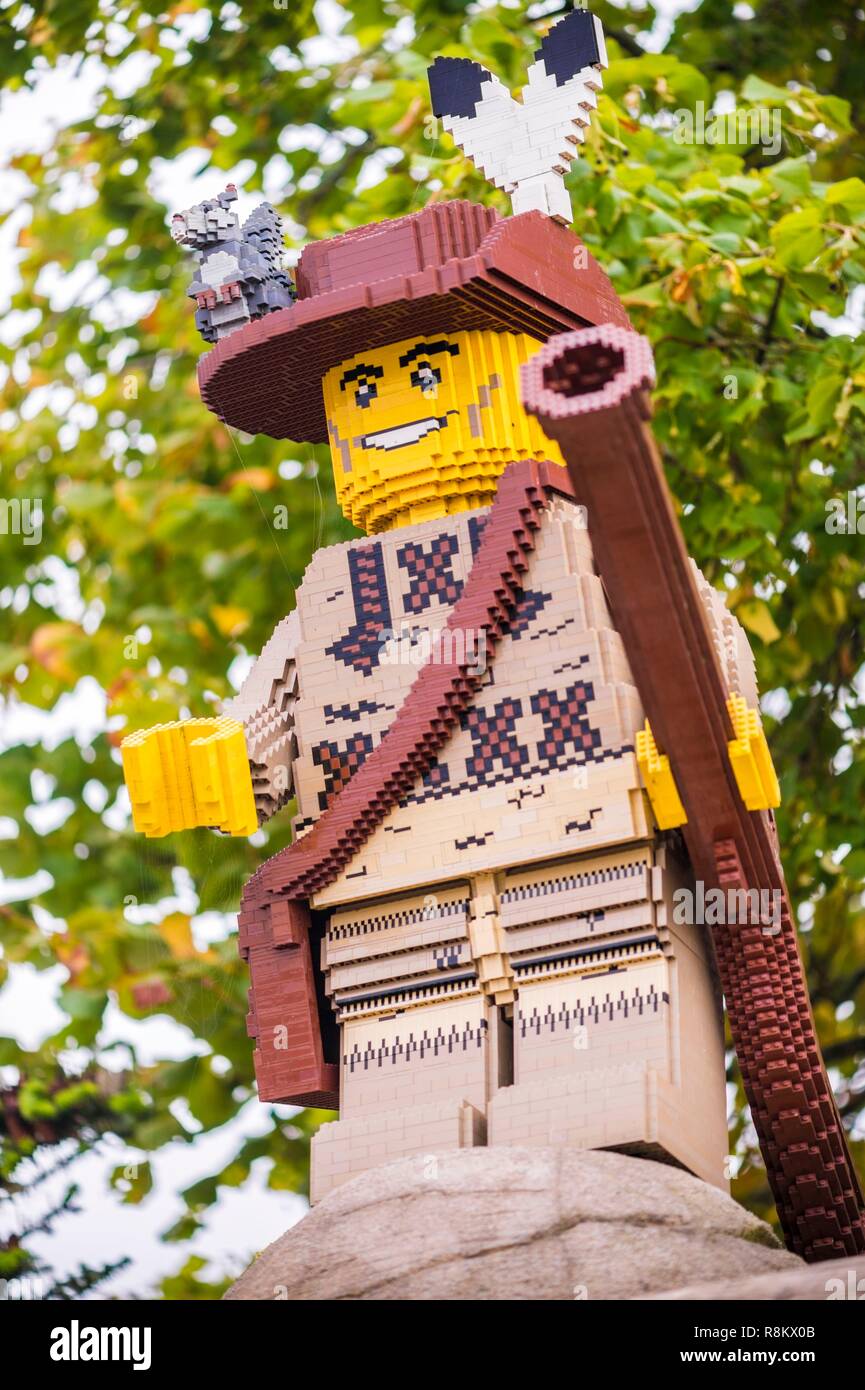 Denmark, Jutland, Billund, Legoland® Billund is the first Legoland Park  established in 1968, near the headquarters of the Lego® company (the term  Lego is derived from the Danish Leg godt meaning plays