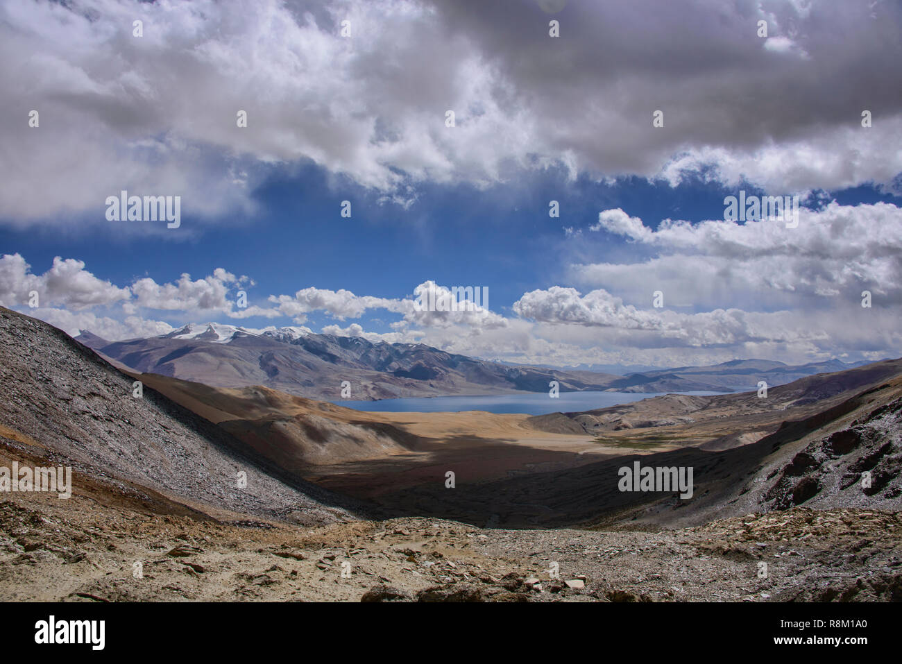Tso Moriri Lake, Ladakh, India Stock Photo