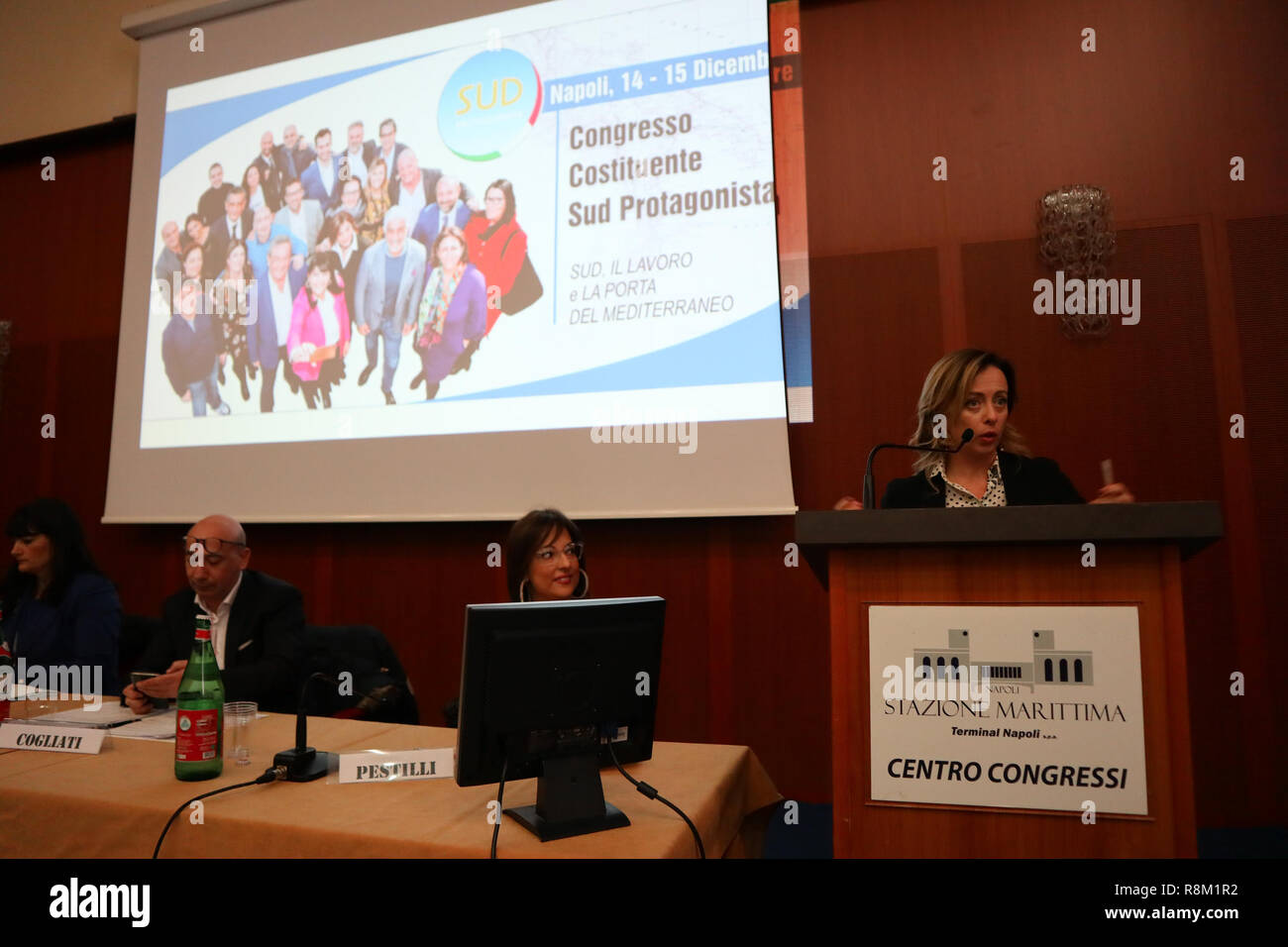 Meloni the former minister and leader of the Italian language