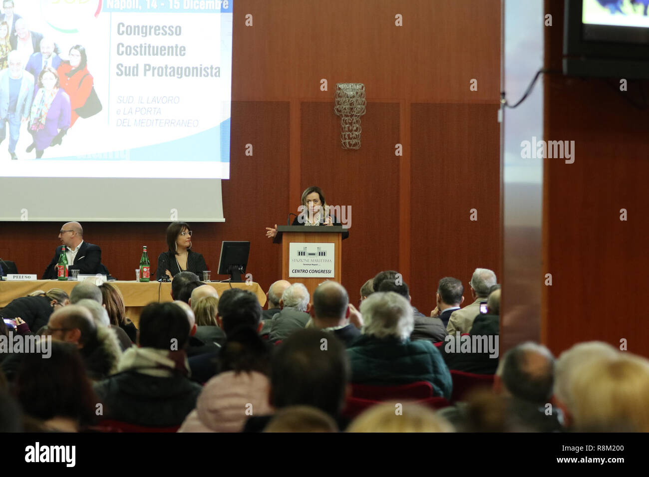 Meloni the former minister and leader of the Italian language