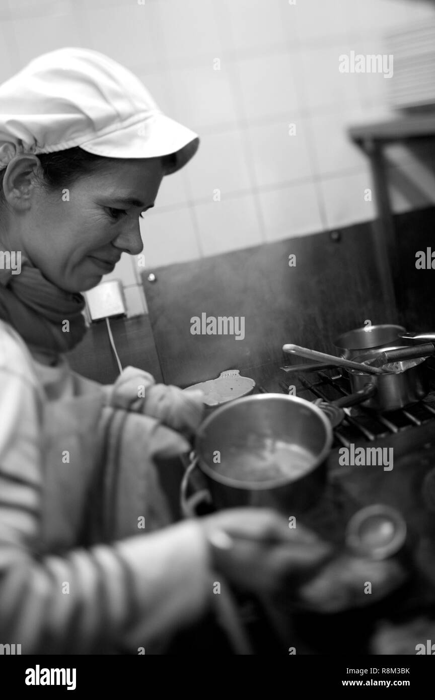 France, Morbihan, Lorient, Le Jardin Gourmand restaurant by Nathalie