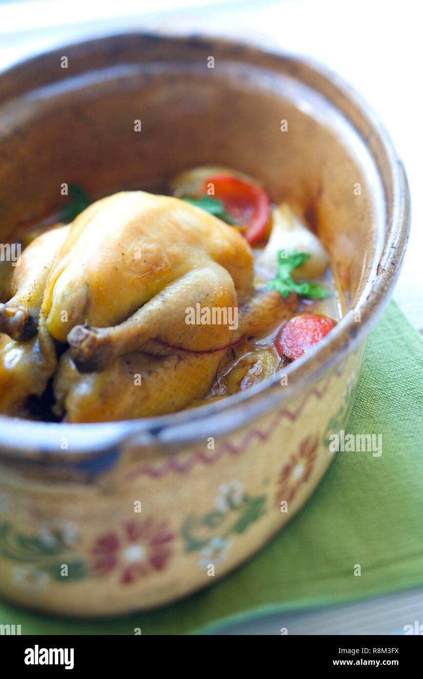 France Paris Le Coq Rico Restaurant Poultry Baeckeoffe Stock