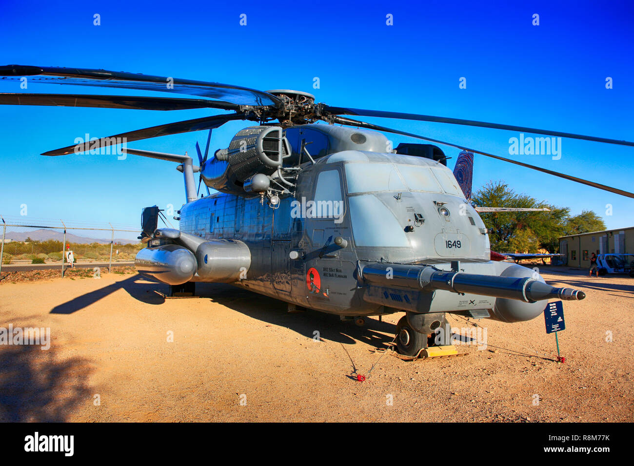 Sikorsky MH-53M long-range CSAR helicopter on display at the Pima Air & Space Museum in Tucson, AZ Stock Photo