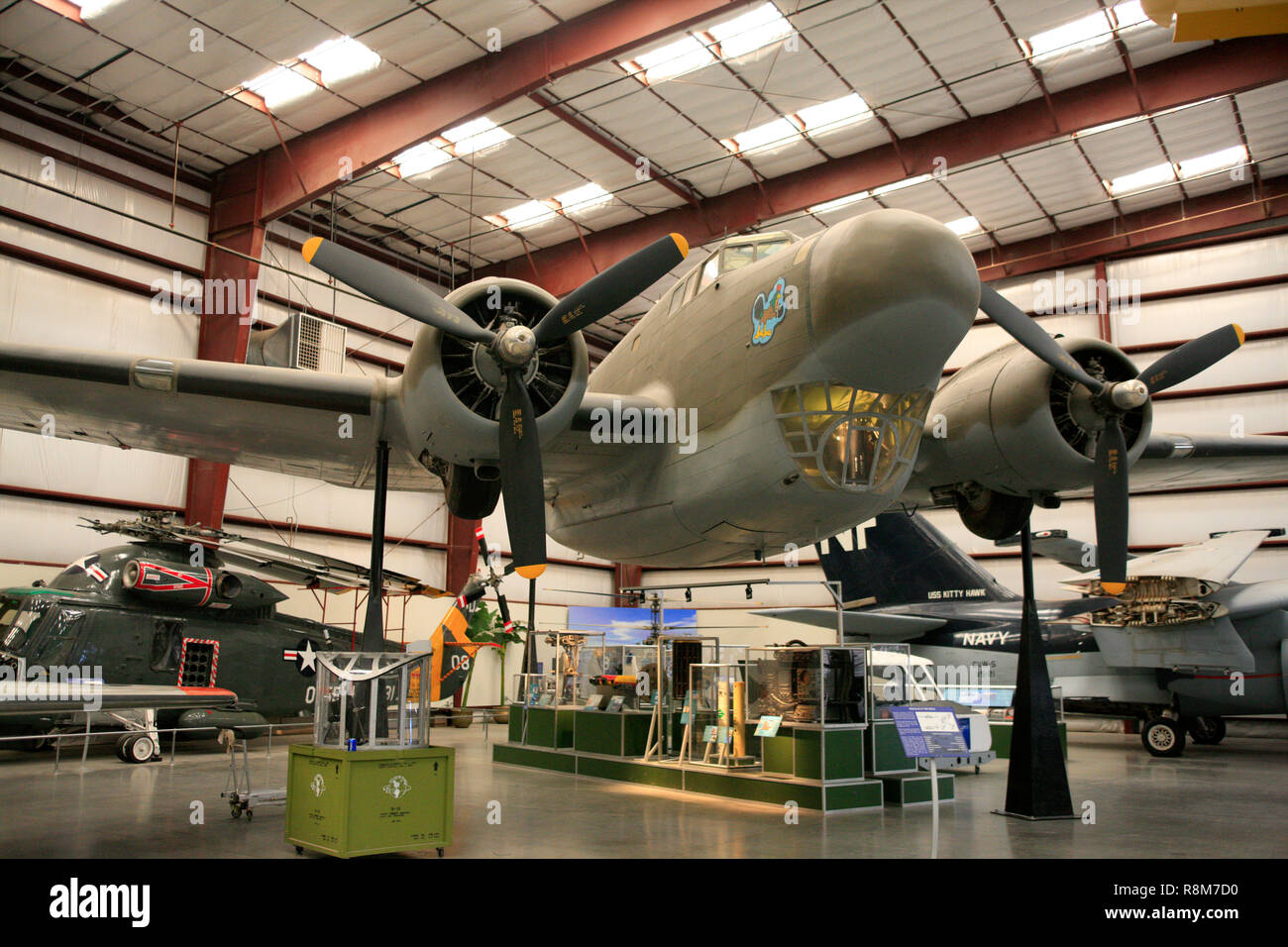 Douglas B-18B Bolo U.S Army Air Force bomber plane from 1934 on display at the Pima Air & Space Museum in Tucson, AZ Stock Photo
