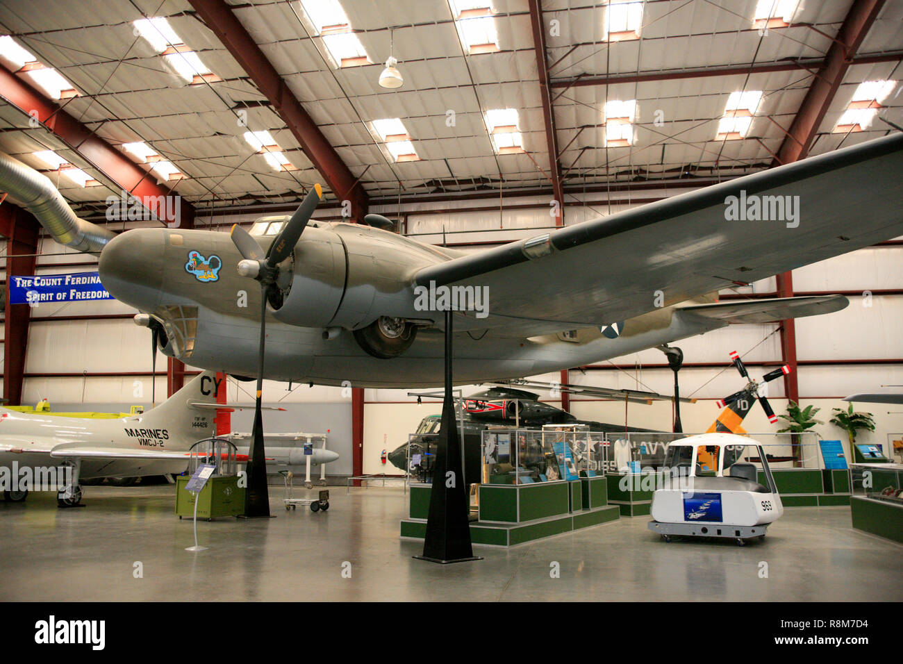 Douglas B-18B Bolo U.S Army Air Force bomber plane from 1934 on display at the Pima Air & Space Museum in Tucson, AZ Stock Photo