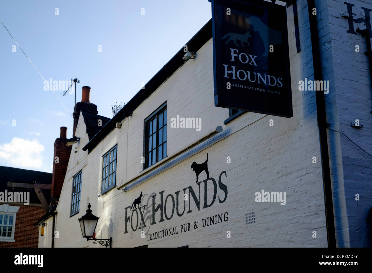Shenstone is a small village is Staffordshire England UK Fox and Hounds