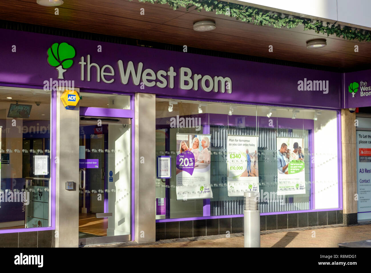 Sutton coldfield Near Birmingham in the West Midlands England UK West Brom Building society Stock Photo