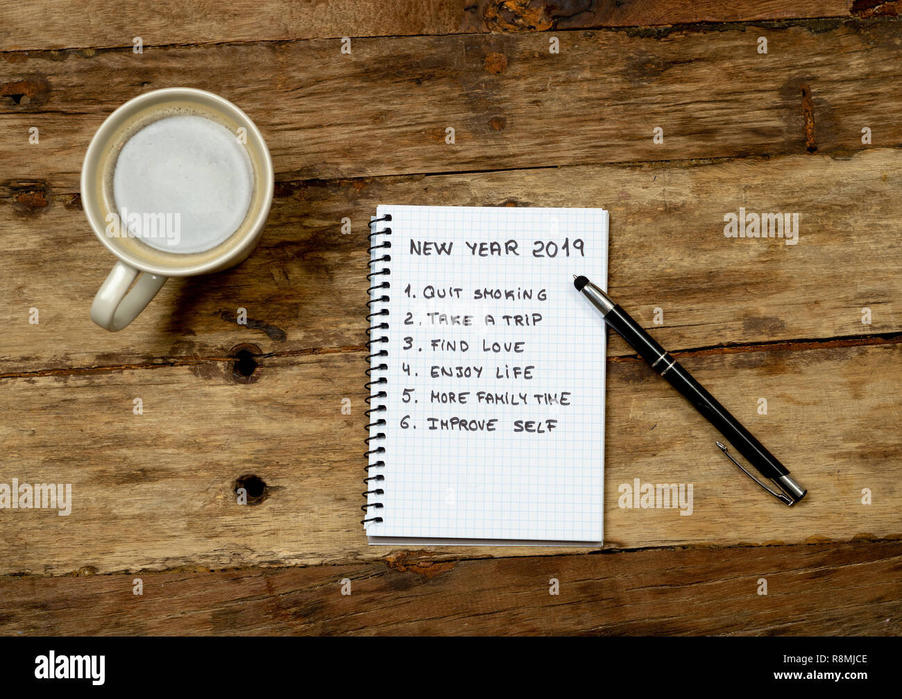 2019 New Year Resolutions Printable Worksheets