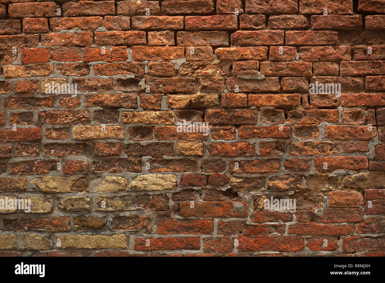 Old brick wall at Fondamente Nove in Venice, Italy. Background texture  Stock Photo - Alamy
