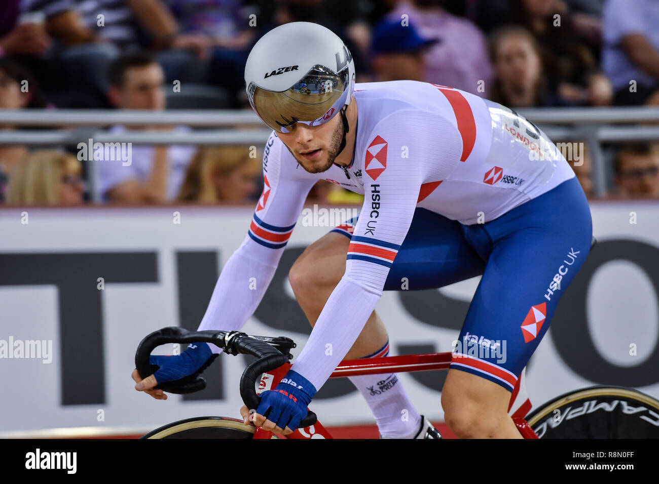 London, UK. 16th Dec, 2018. Matthew Walls (GBR) in Men's Omnium