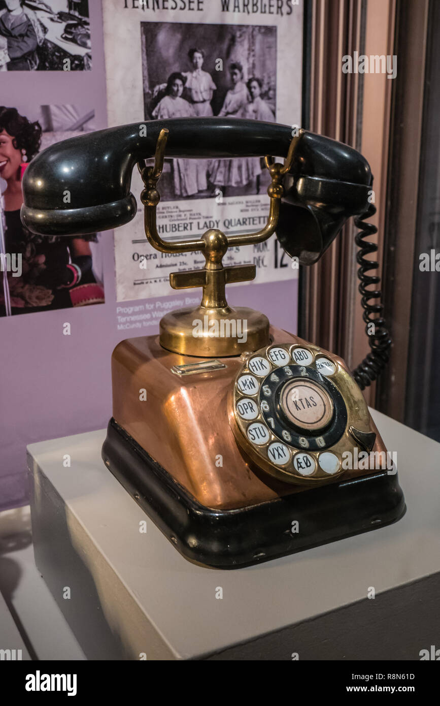 1920s analog phone gold color Stock Photo Alamy