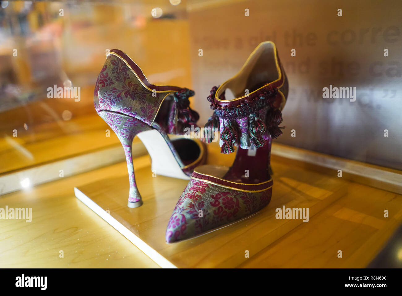 designer purple heels
