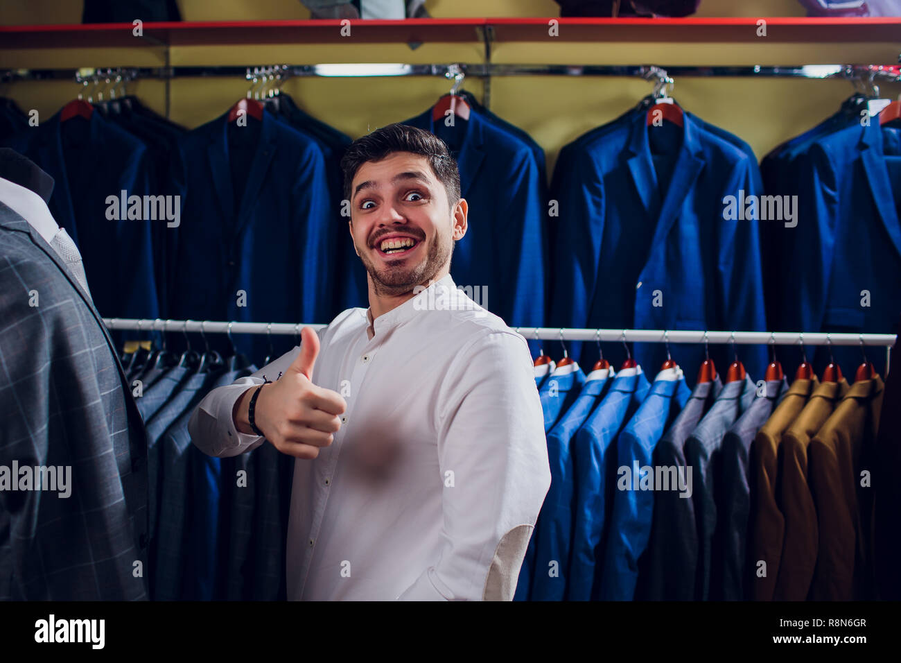 Tailor, tailoring. Men's suit, tailor in his Elegant man's