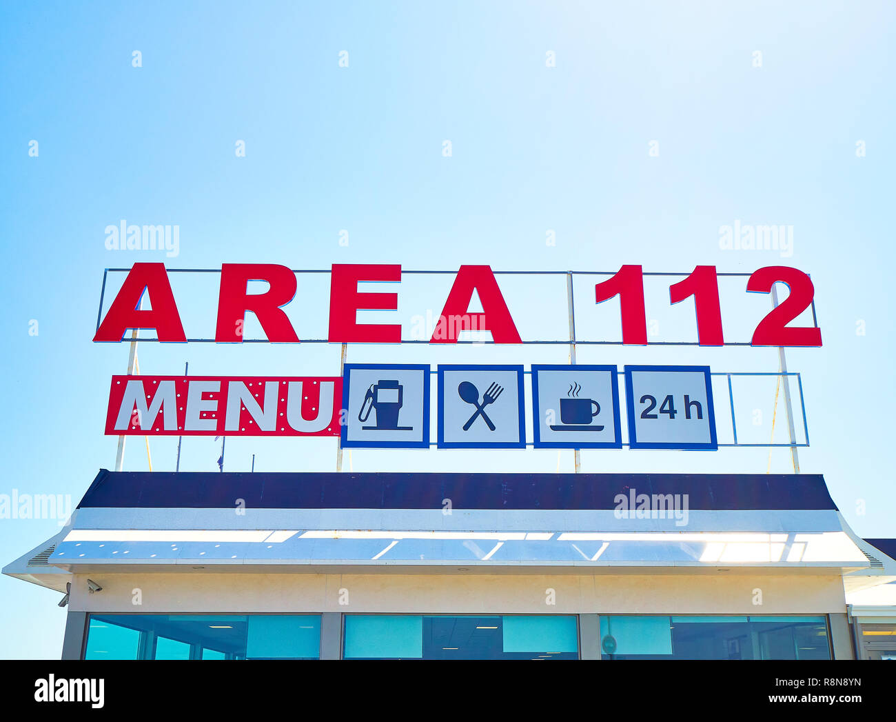 Motorway restaurant sign hires stock photography and images Alamy