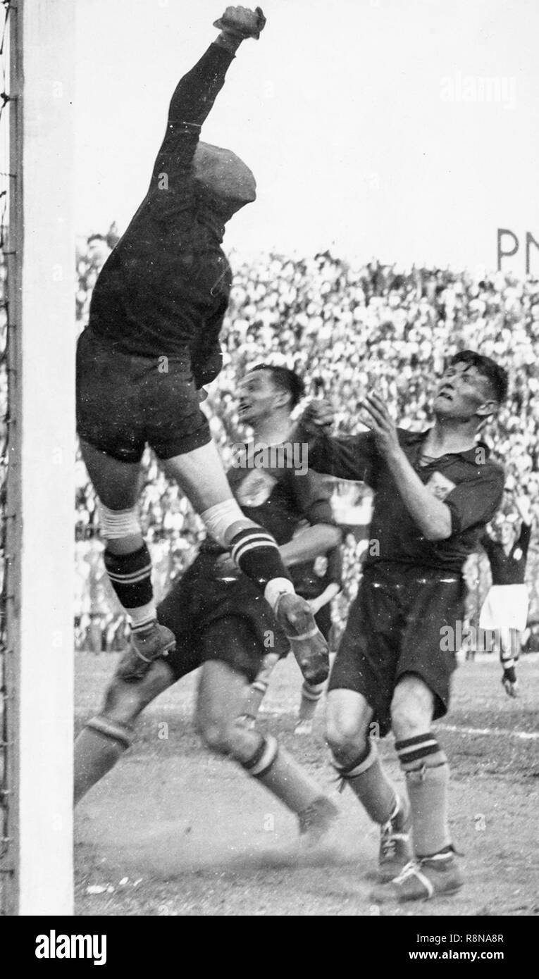Milan , Italy. May 27, 1934. The match Holland – Switzerland Stock Photo