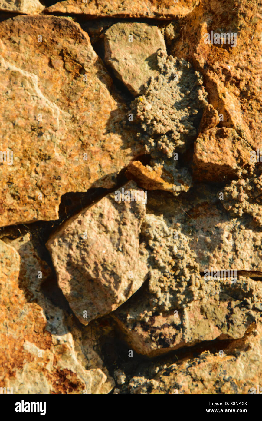 Coloured stone wall texture background material, pattern, surface Stock ...