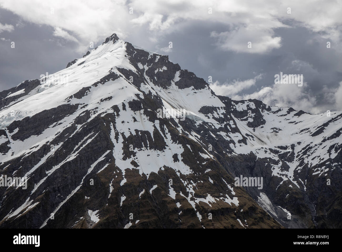 View from French Ridge, Mt Aspiring National Park, New Zealand Stock Photo