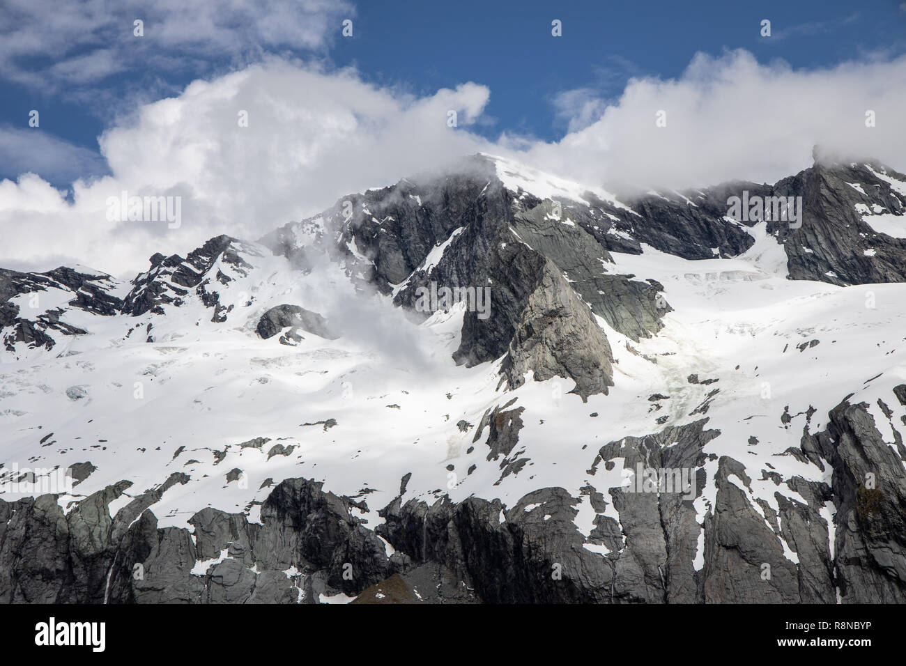 View from French Ridge, Mt Aspiring National Park, New Zealand Stock Photo