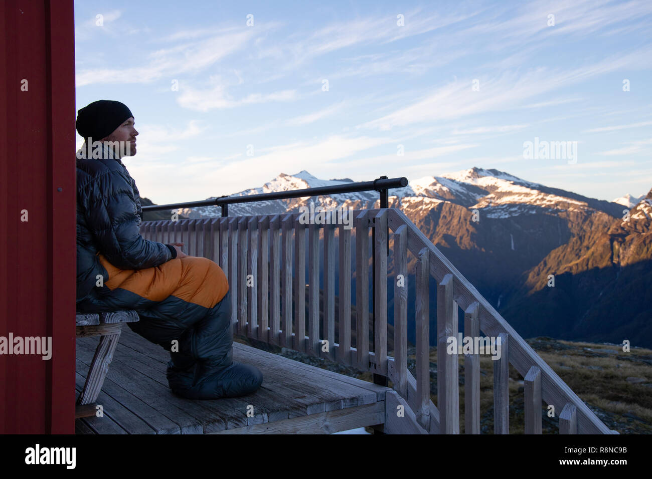 Freance Ridge Hut Doc hut new zealand hi-res stock photography and images - Alamy