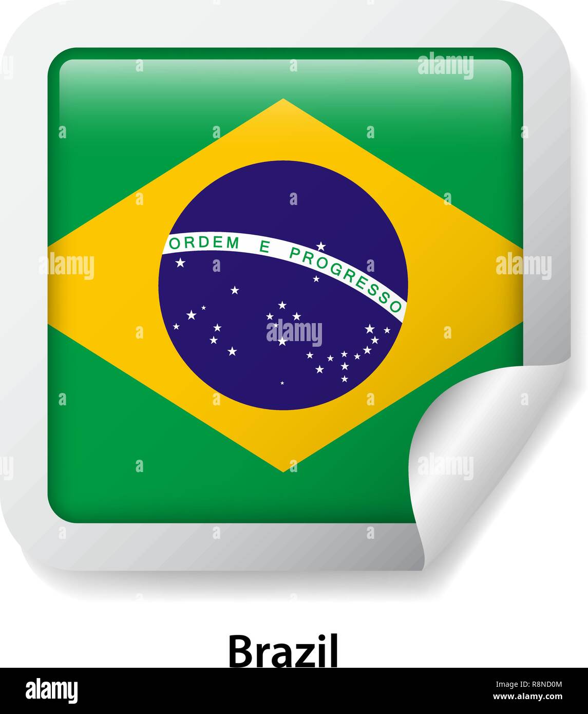 View Brazil Flag Round Background