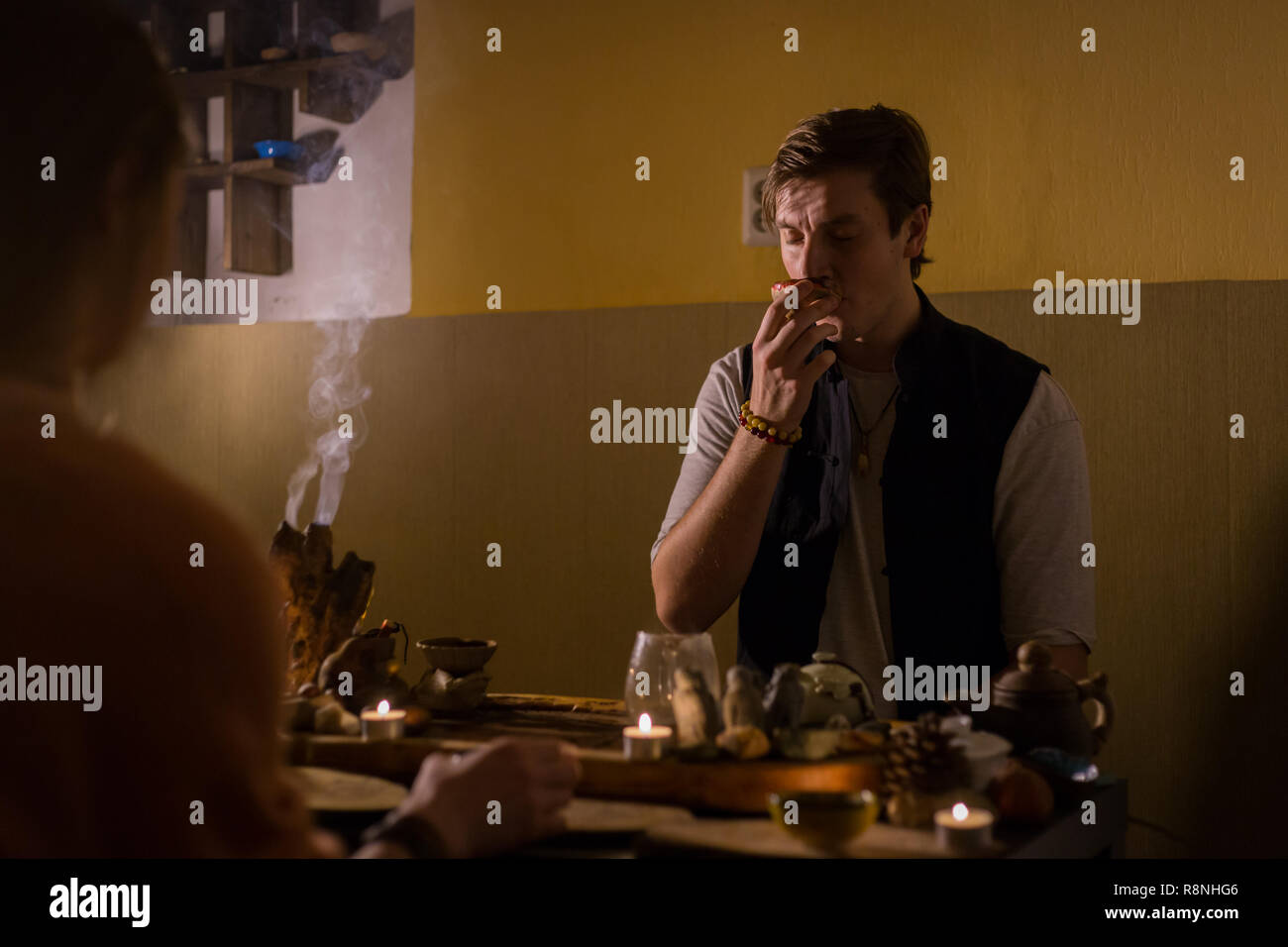 Traditional chinese tea ceremony Stock Photo - Alamy