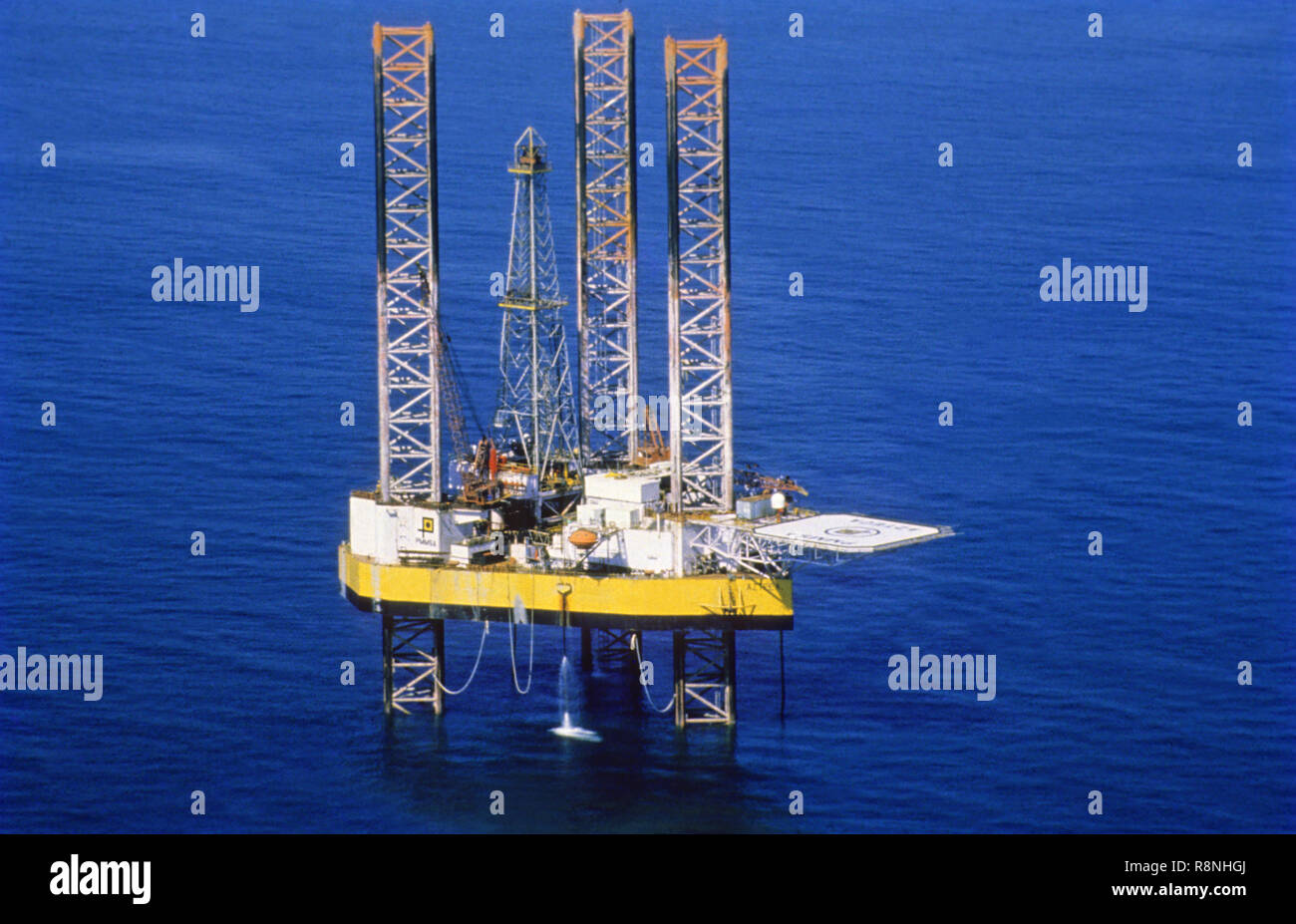 Oil Rig Stock Photo