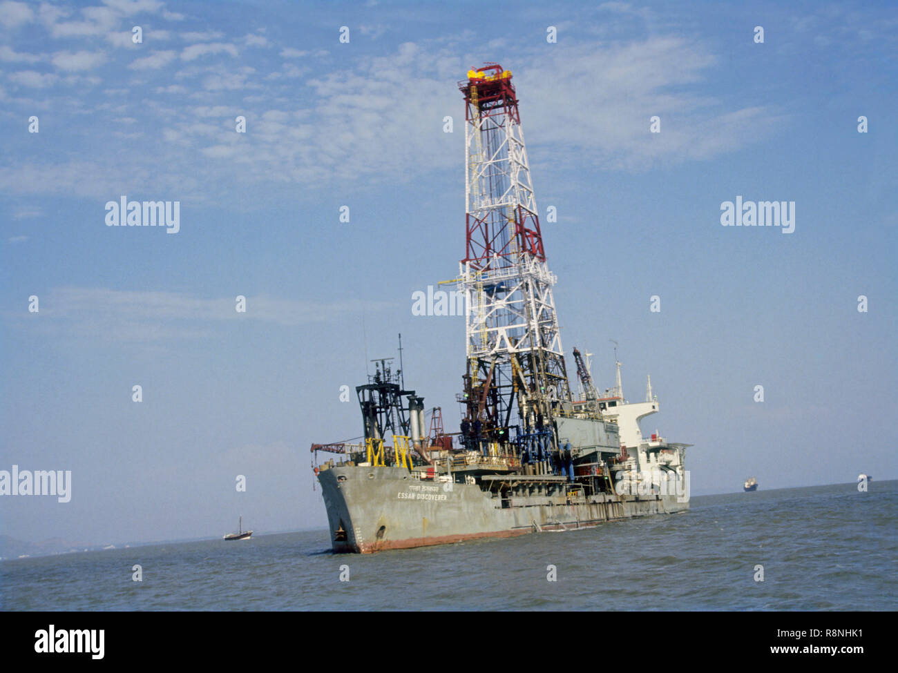 oil rig plant, india Stock Photo