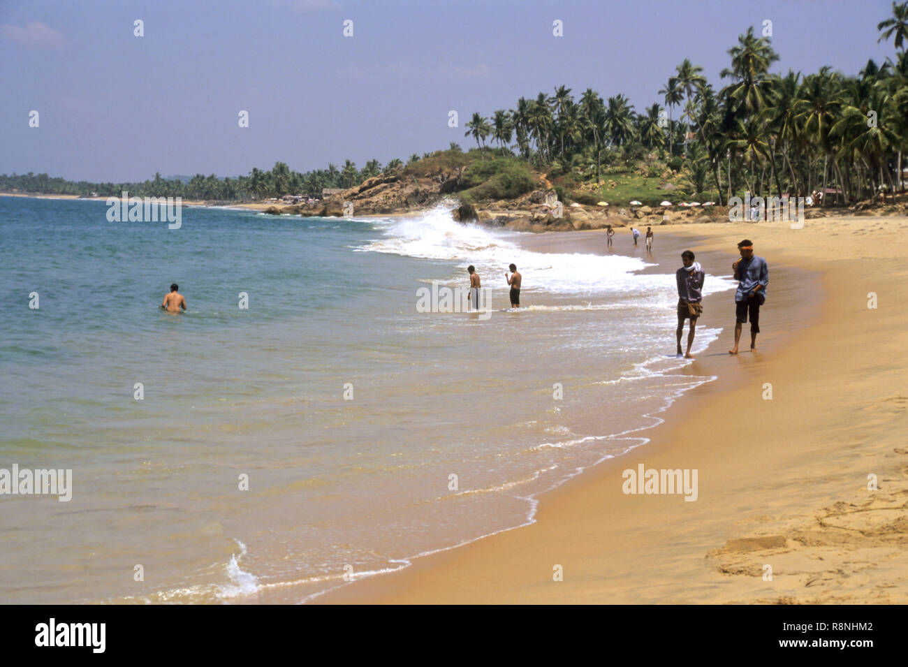 Kollam Beach, Kerala, India Stock Photo
