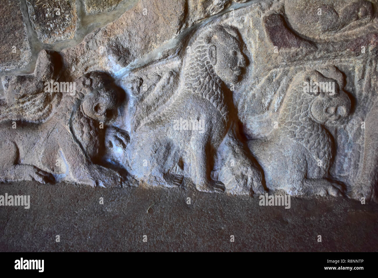 Mahabalipuram Stone Sculpture Stock Photos & Mahabalipuram Stone Sculpture Stock Images Alamy