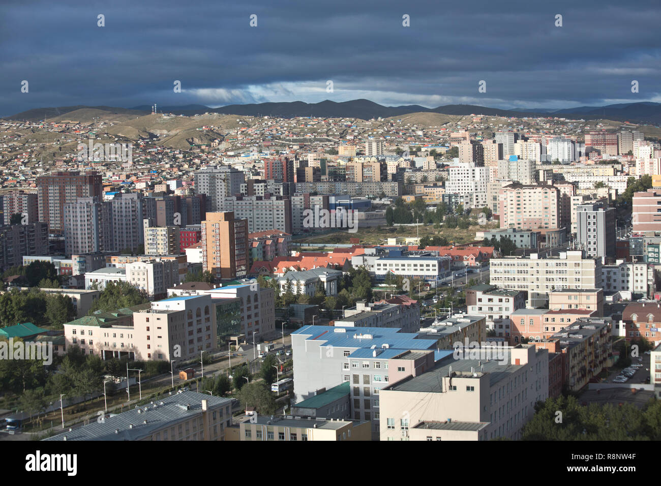 Views of Ulan Bator, Mongolia. Stock Photo