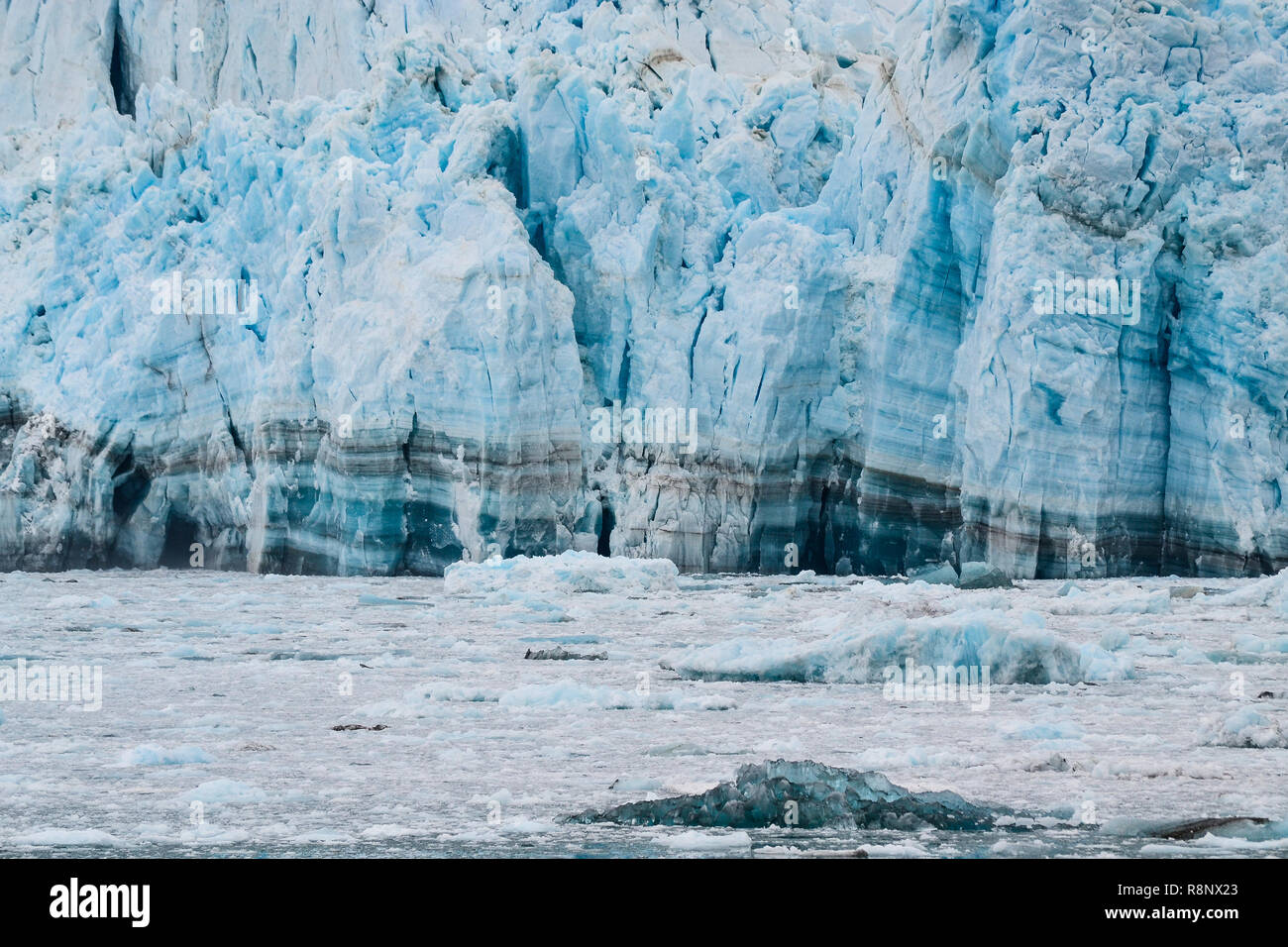 Hubbard Glacier, Alaska Stock Photo