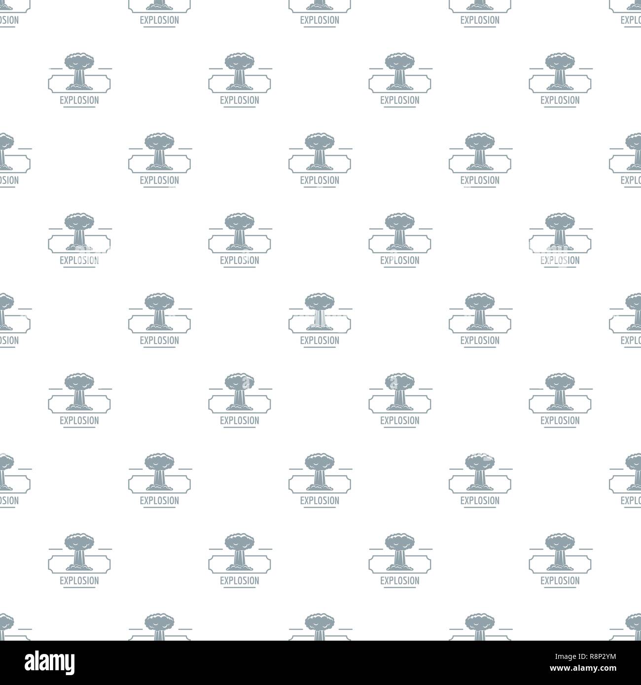 Smoke explosion pattern vector seamless Stock Vector