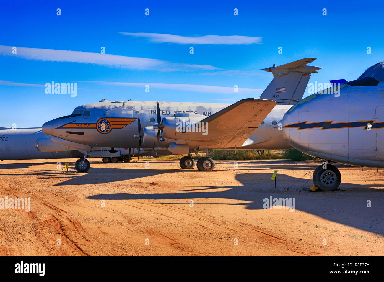 1949 Douglas DC-54D Transport Plane on display at the Pima Air & Space Museum in Tucson, AZ Stock Photo