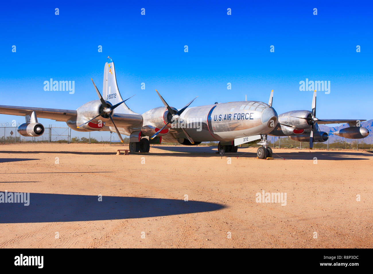 1948 Boeing B-50 Superfortress bomber plane on display at the Pima Air & Space Museum in Tucson, AZ Stock Photo