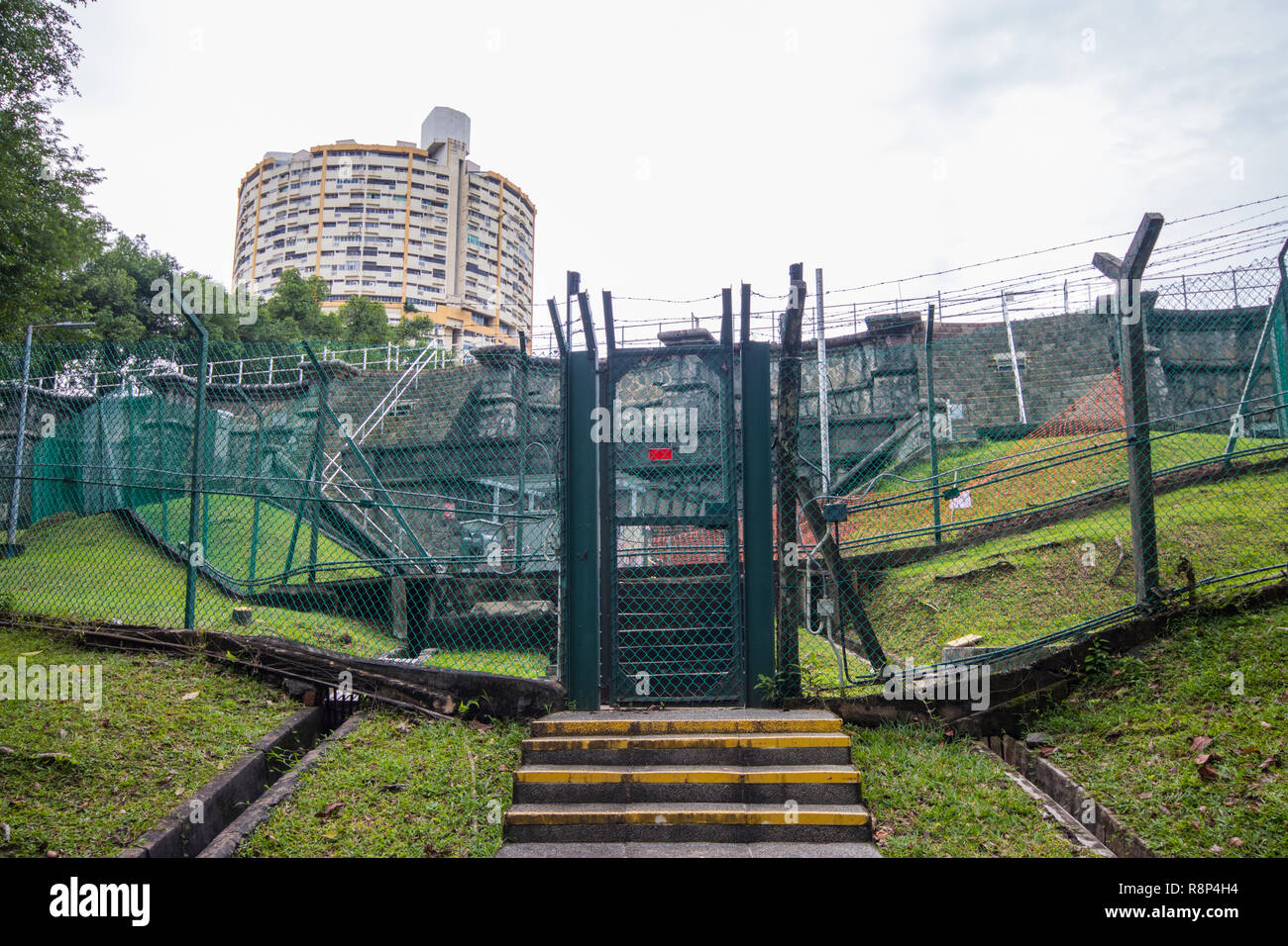 View of Pearl Bank Apartments from Pearl's Hill City Park, Outram Park
