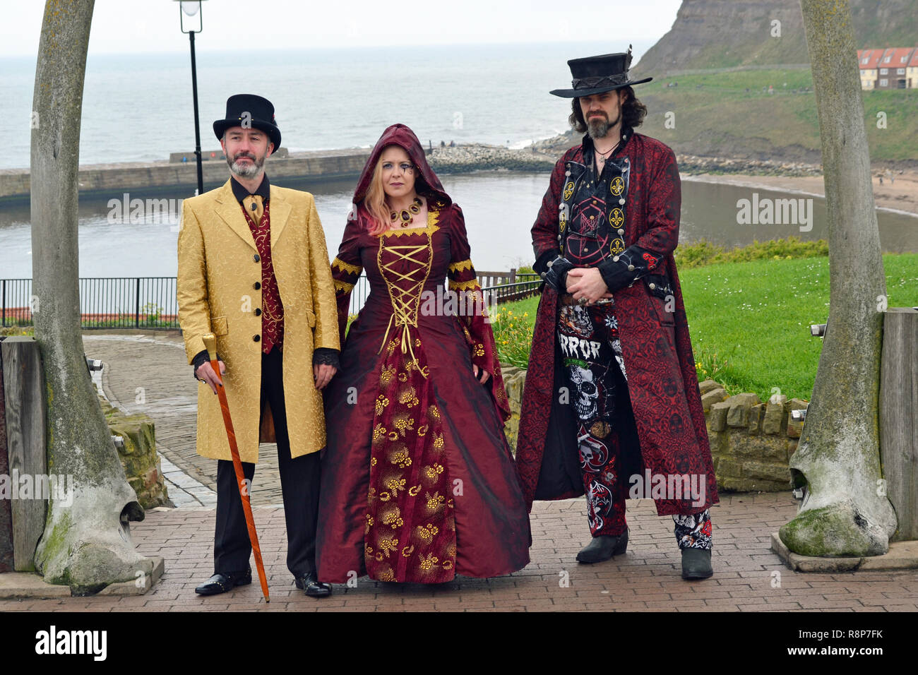 Whitby Goth Weekend, North Yorkshire, UK Stock Photo