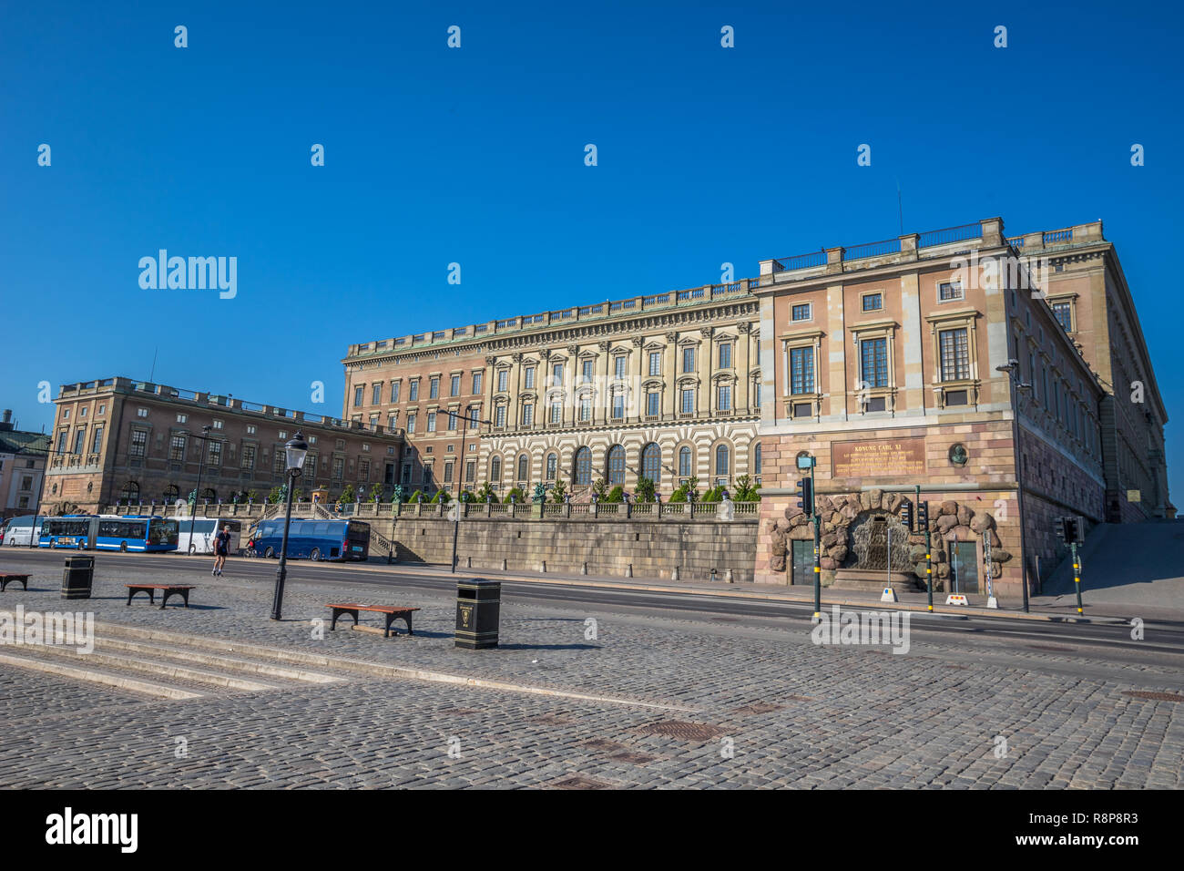 The Royal Palace of Stockholm Sweden Stock Photo