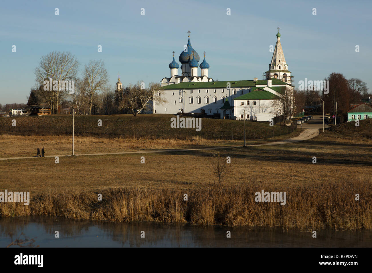 Cathedral of the Nativity of the Theotokos (Rozhdestvensky Cathedral) in Suzdal, Russia. Stock Photo