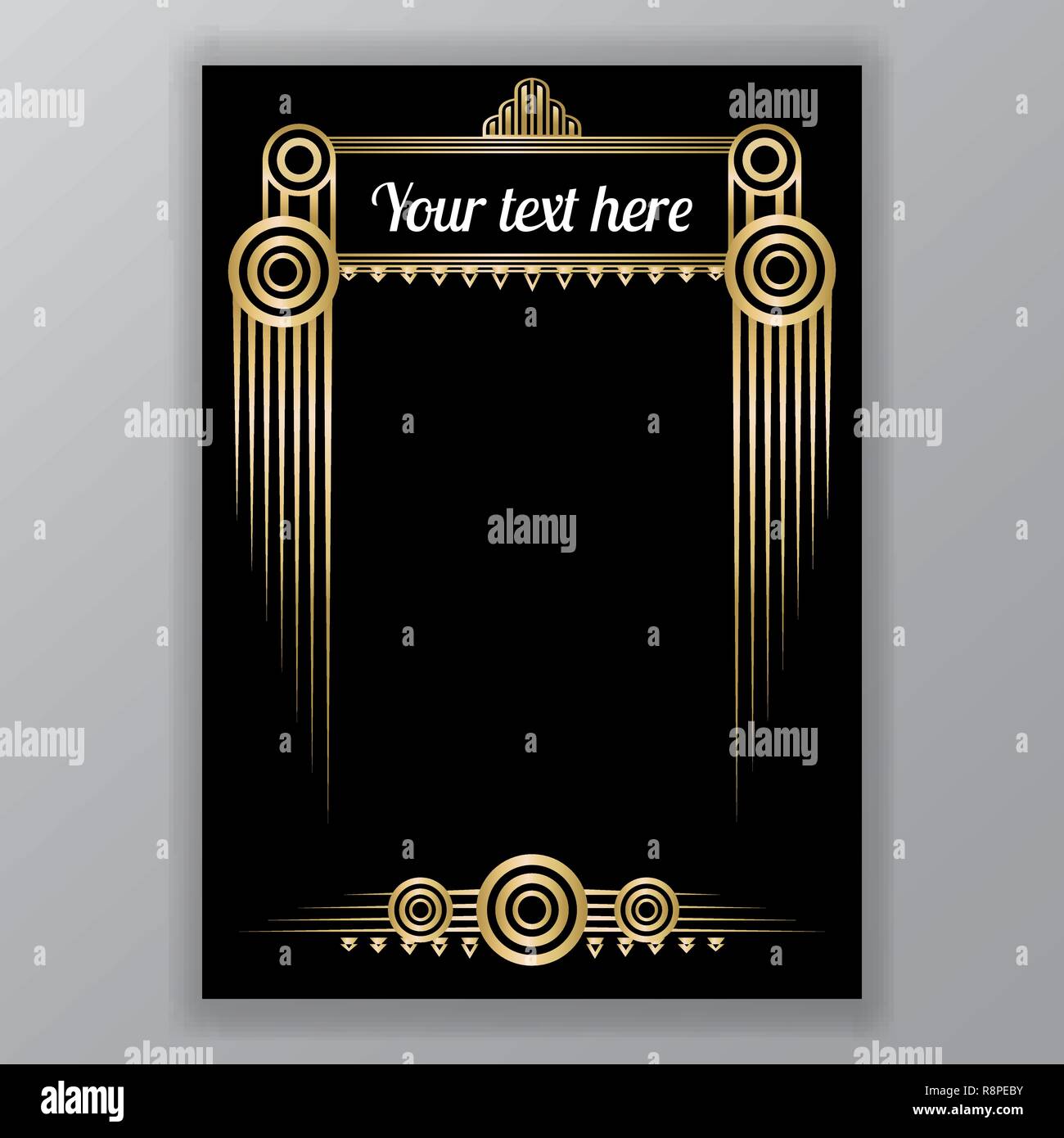 Gatsby Border Template