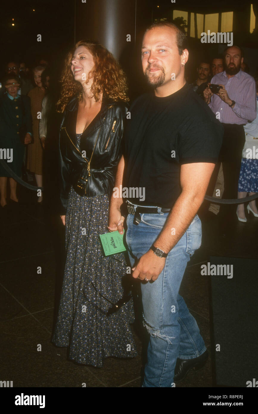 LOS ANGELES, CA - APRIL 27: Actress Michelle Moran and actor Michael Chiklis attend 'The Pickle