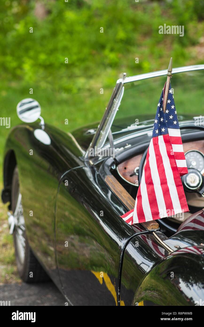 United States, New England, Massachusetts, Beverly, antique cars, 1960
