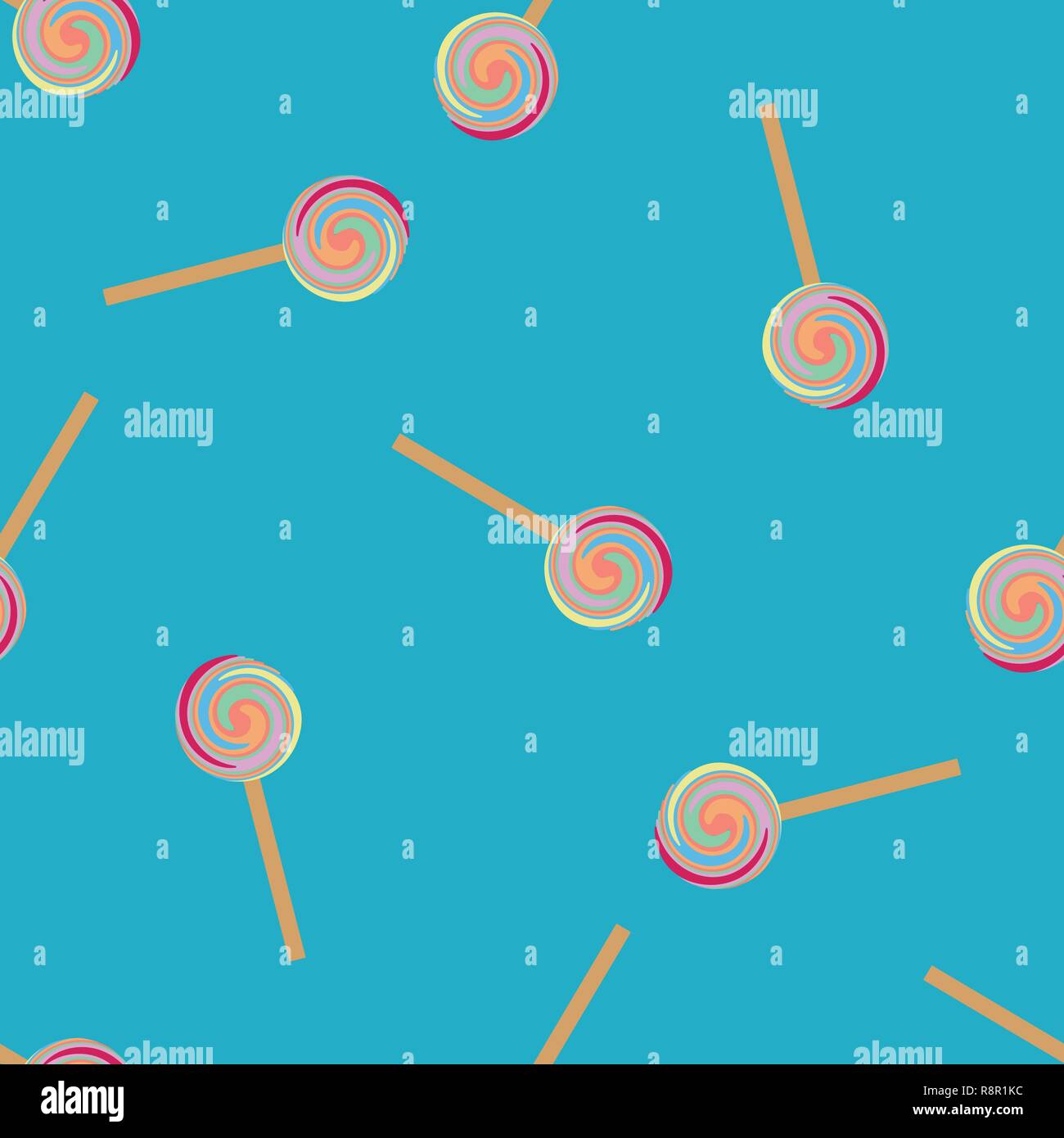 Spiral lollipop ornament Stock Vector Images - Alamy