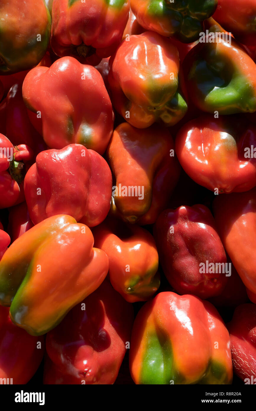 Fruits and vegetables street market in Montevideo,Uruguay,South America