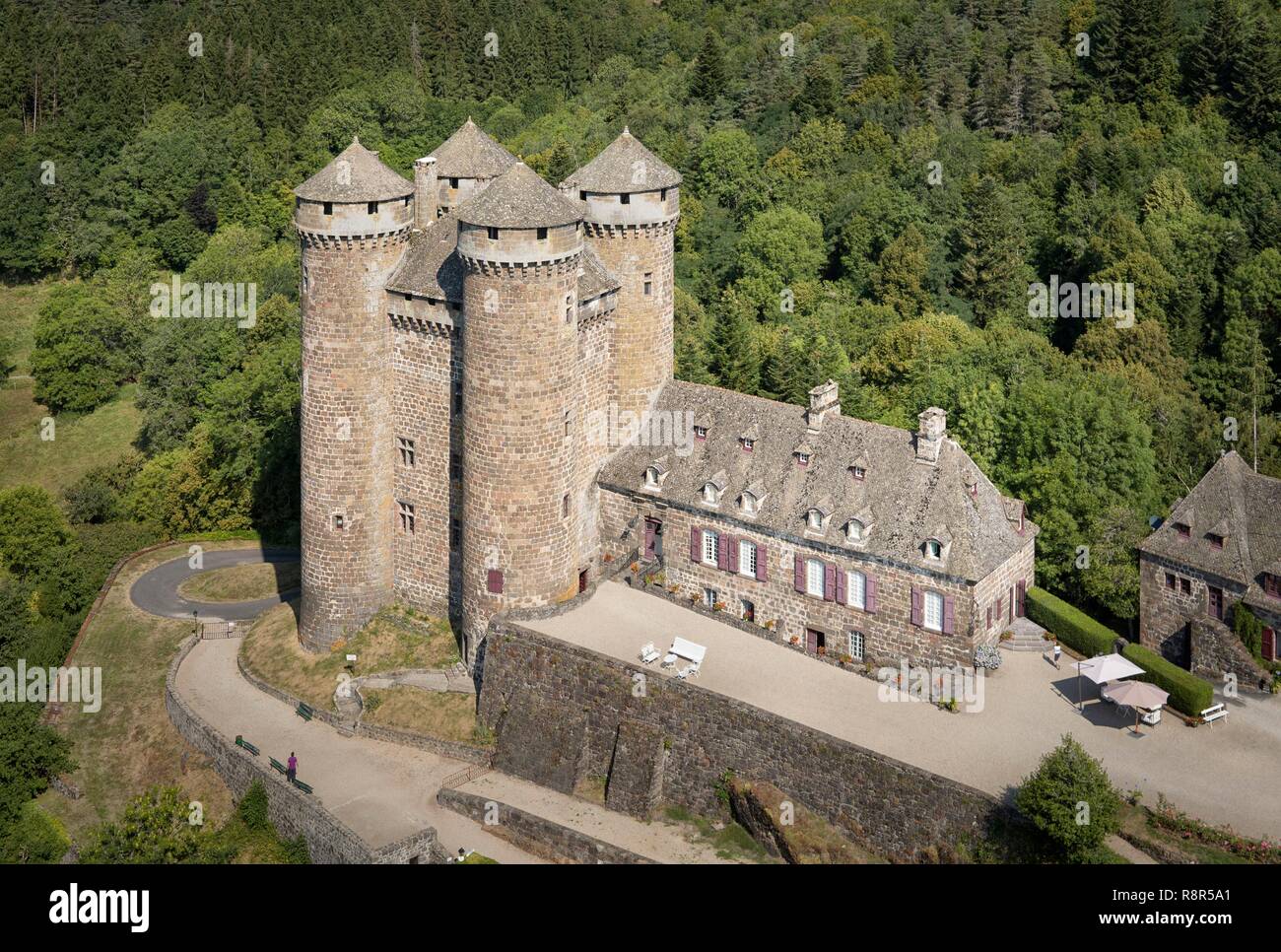Castle Of Anjony Castle Aerial View House Styles Castle Of Anjony Castle Aerial View House Styles