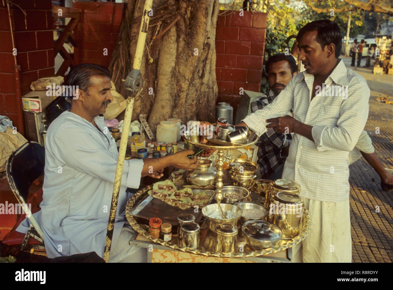 vendor, panwala, india Stock Photo