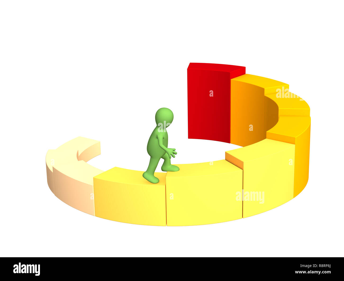 Puppet Rising Drawing Under the staircase Cut Out Stock Images & Pictures - Alamy