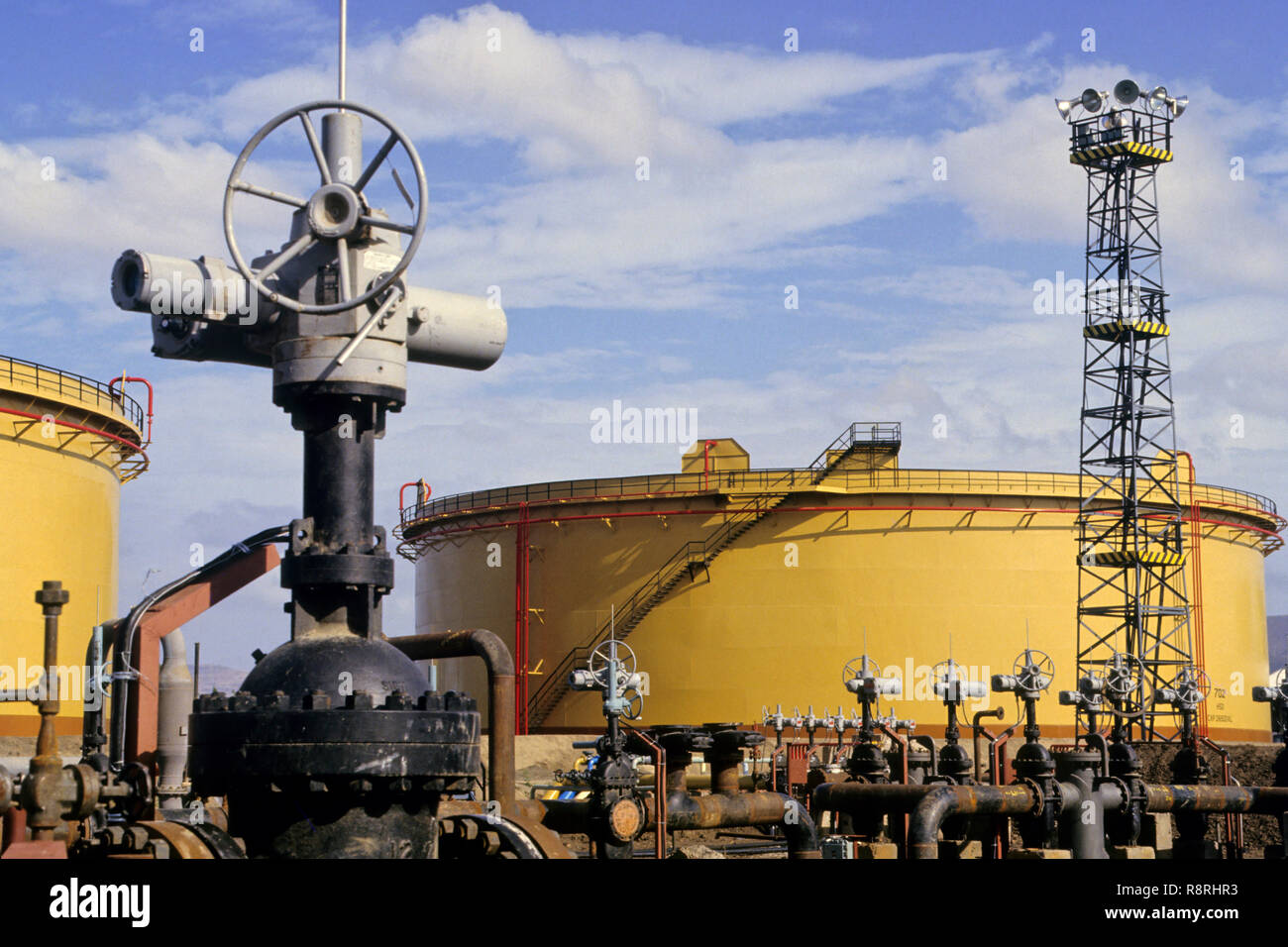 petroleum industry, india Stock Photo