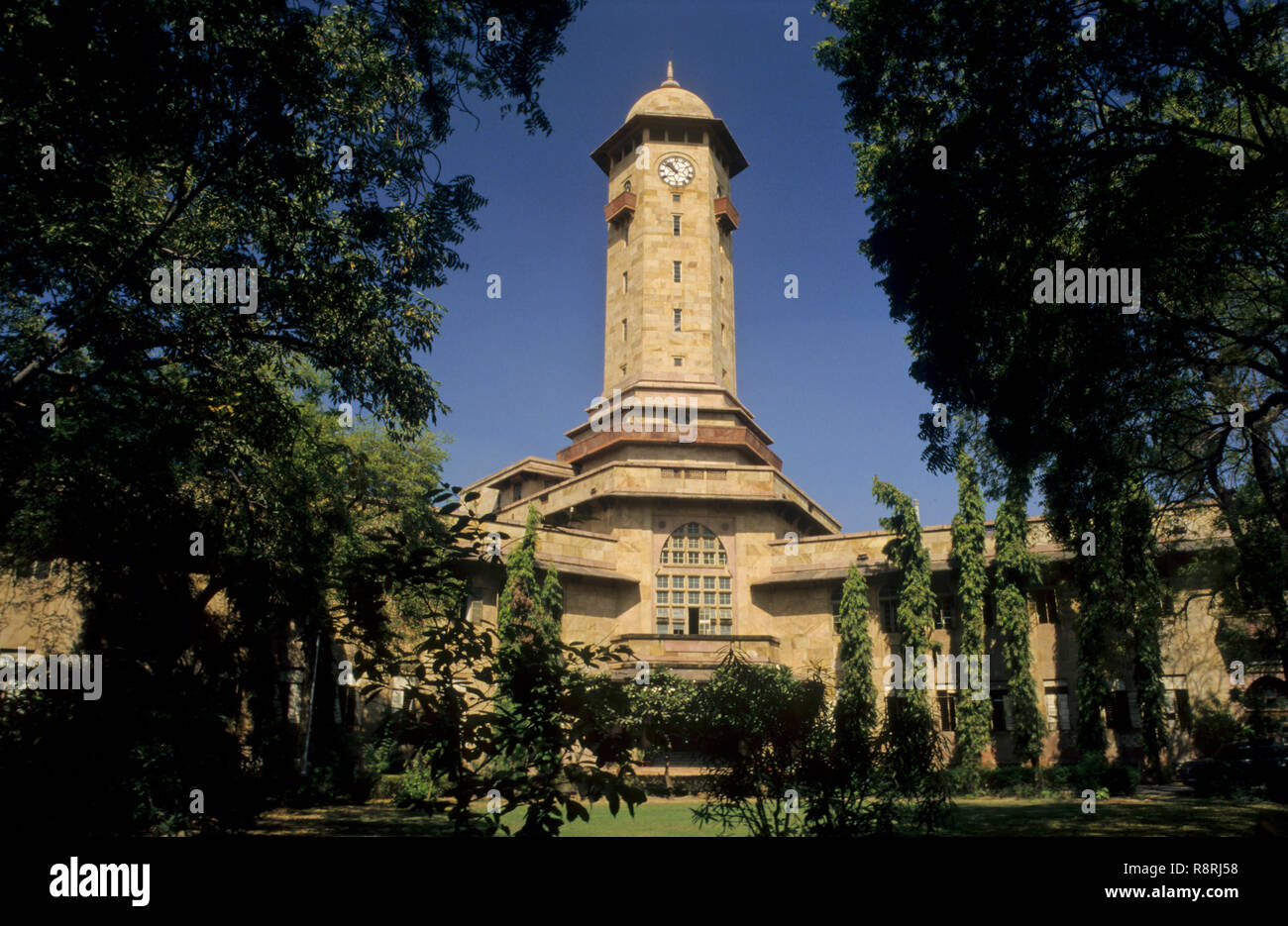 Gujarat University, watch tower, Ahmedabad, Gujarat, India, Asia