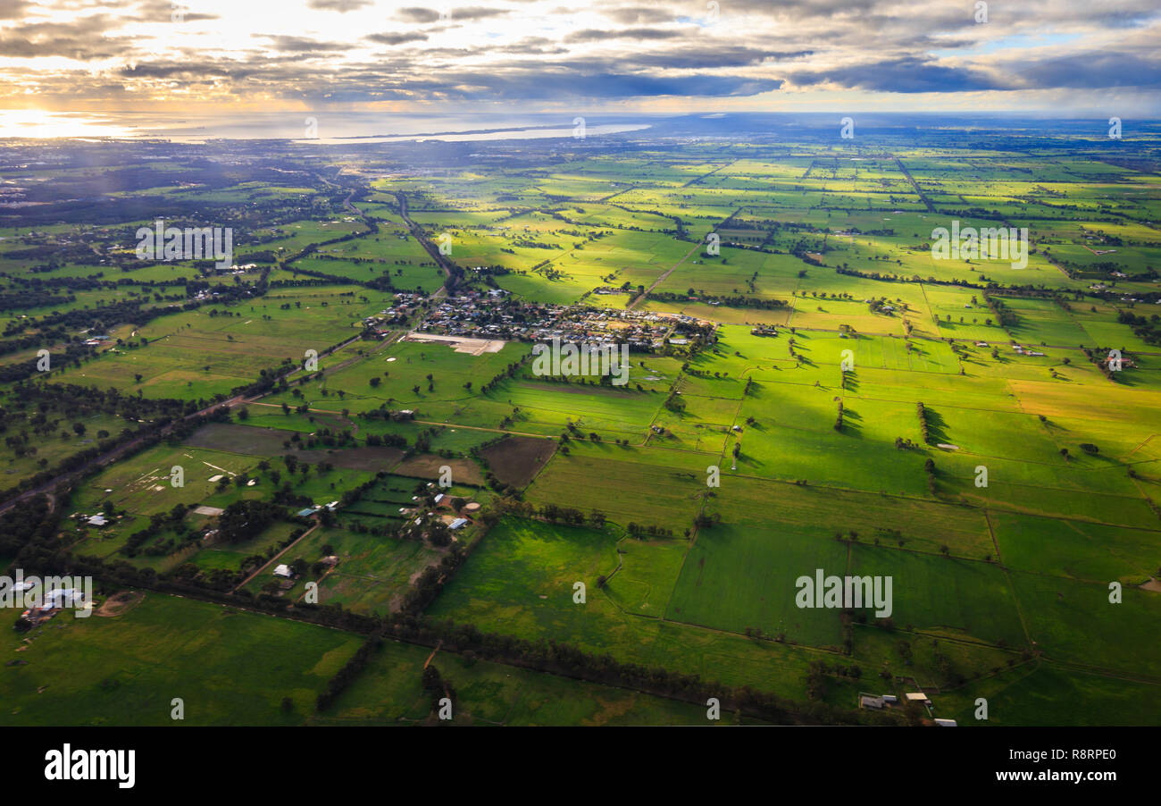 Farms aerial landscape nature hires stock photography and images Alamy