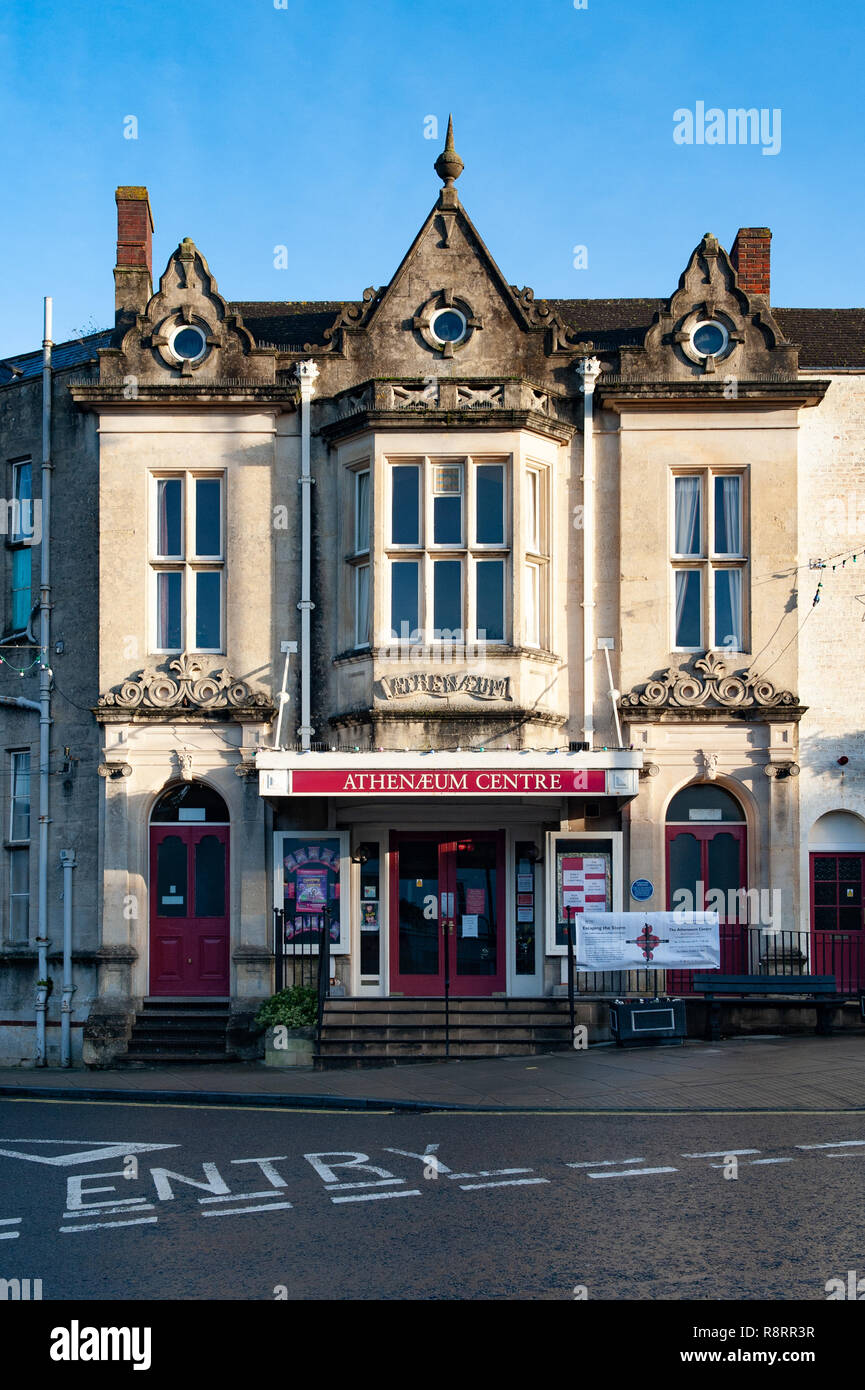 The Athenaeum Centre (theatre) in Warminster, Wiltshire, UK Stock Photo